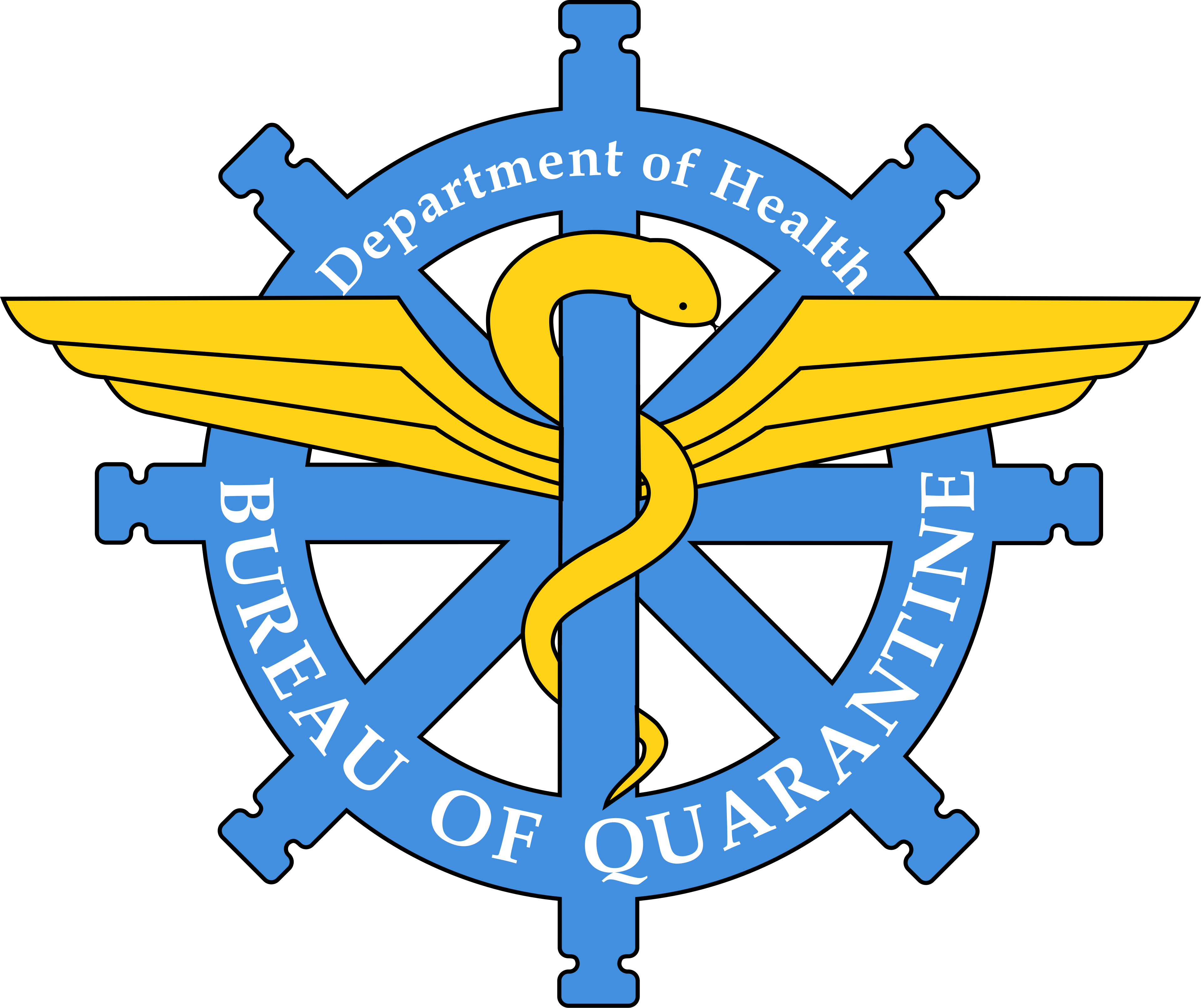 Bureau of Quarantine — Department of Health logo