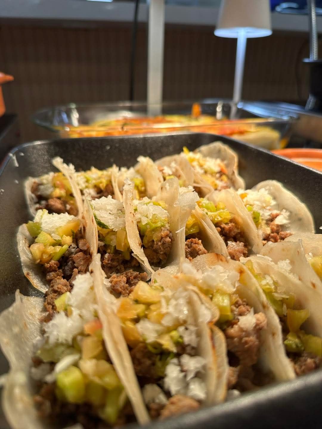 Chicken fajita tacos